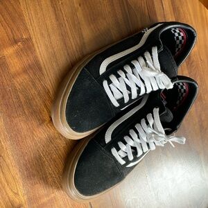 Vans. Black suede. Barely used